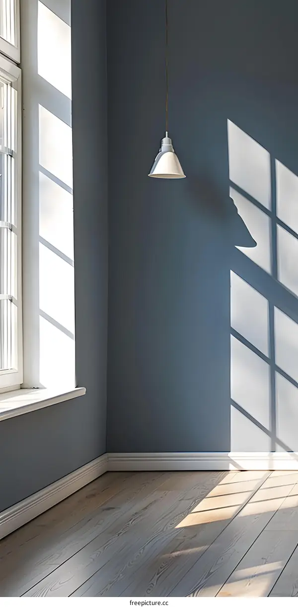 Sunlight Streaming Through Window in Modern Home Interior Design