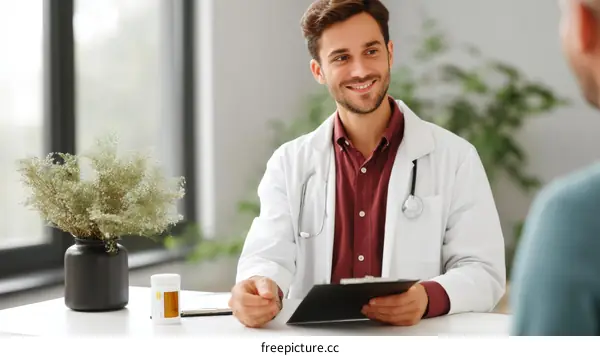 Doctor Consultation in a Modern Medical Office