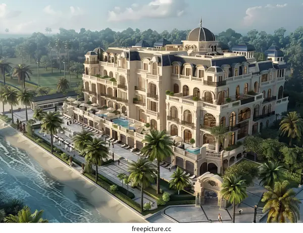 A luxurious villa on My Khe Beach in Da Nang, Vietnam