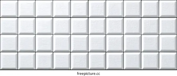 White Square Tiles Pattern Design