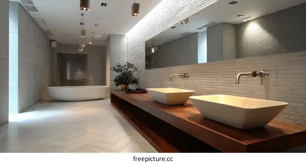 Modern Minimalist Bathroom Interior Design