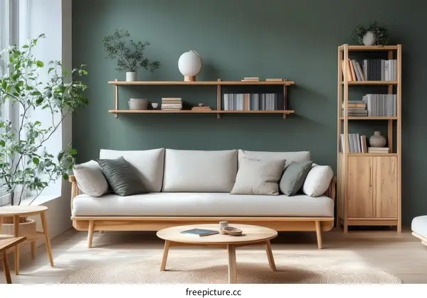 Modern Scandinavian Living Room Interior Design