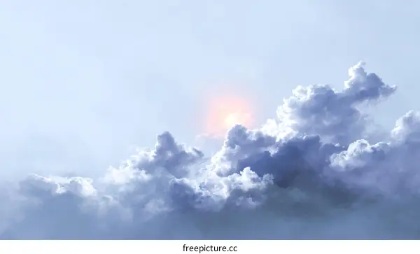 Majestic Sky Filled with Fluffy Clouds