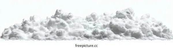 Fluffy White Cloud Illustration