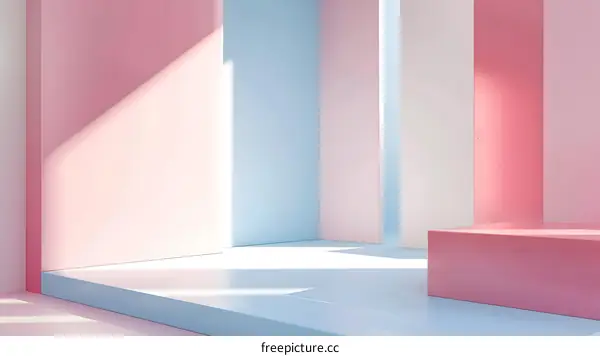 Minimalist Pastel Colored Abstract Background