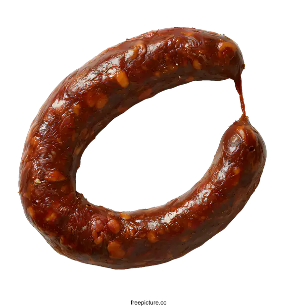 [Transparent Background PNG]A ring of sausage