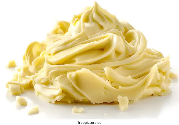 Close Up of White Chocolate Butter Cream