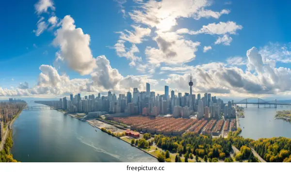 Toronto Skyline with CN Tower