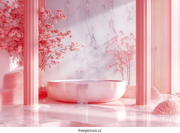 Pink Spa Serenity Interior Design