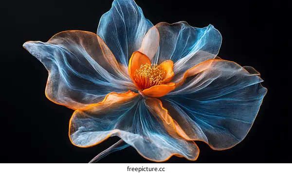 Delicate Flower Art Illustration