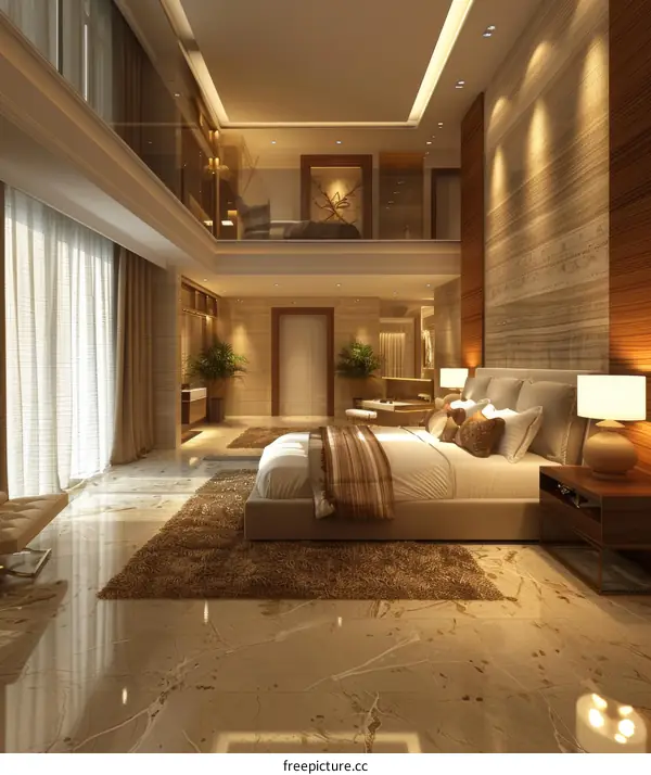 Bedroom Interior Design in Luxury Home