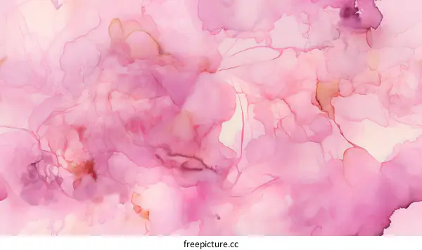 Abstract painting with shades of pink