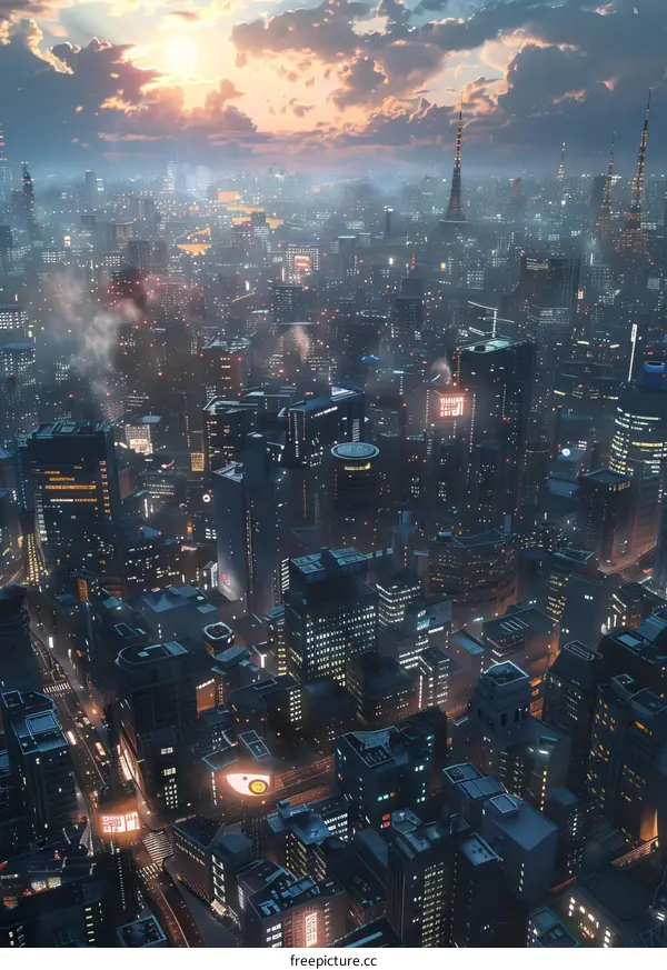 Futuristic City of Tomorrow