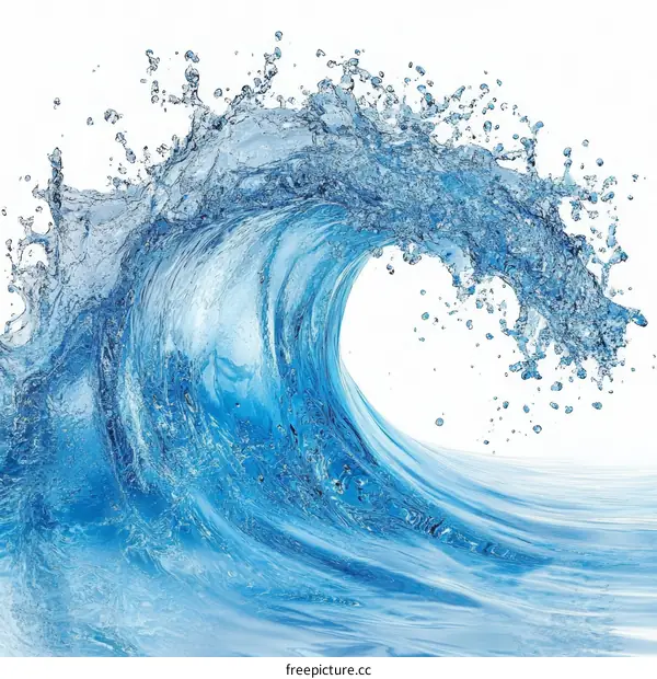 Dynamic Water Wave Splash