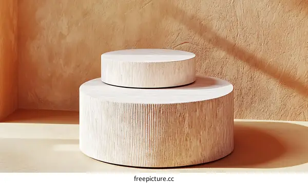 Modern Minimalist Wooden Display Pedestal