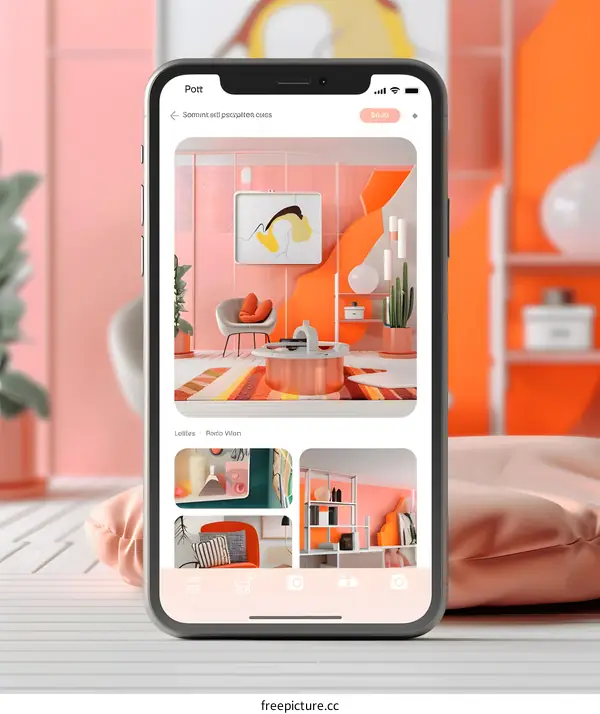 Modern Interior Design Ideas On Mobile Phone