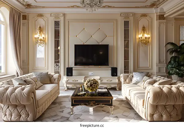 Luxurious living room