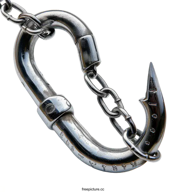 [Transparent Background PNG]Hook and carabiner