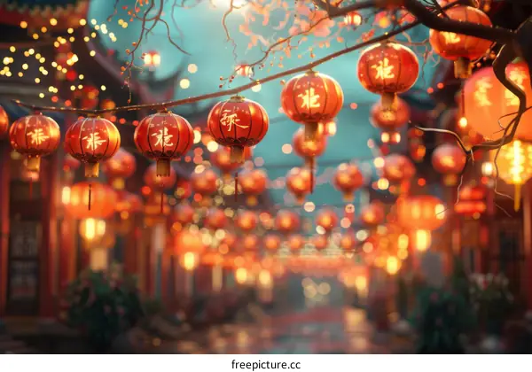 Chinese New Year Red Lanterns: Symbols of Joy, Prosperity, and Reunion