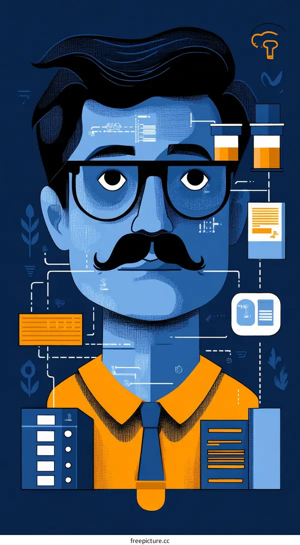 Modern Business Leader Illustration