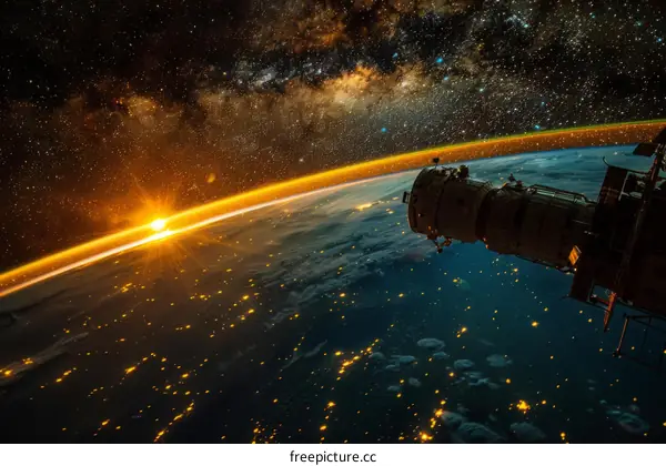 The Earth from the International Space Station