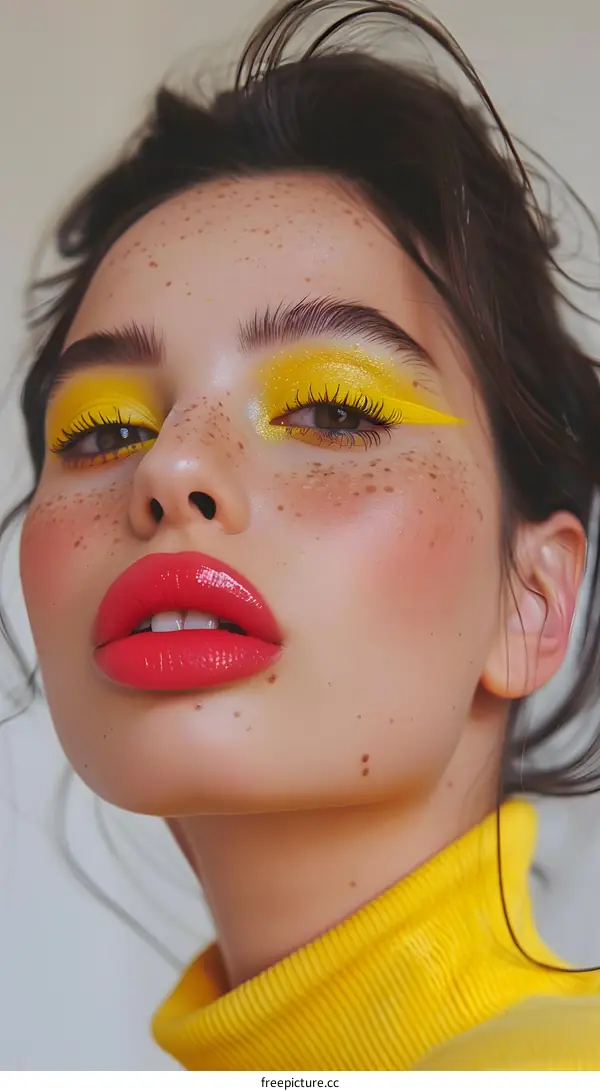 Yellow Makeup Look
