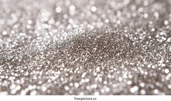Silver Glitter Texture Background Image