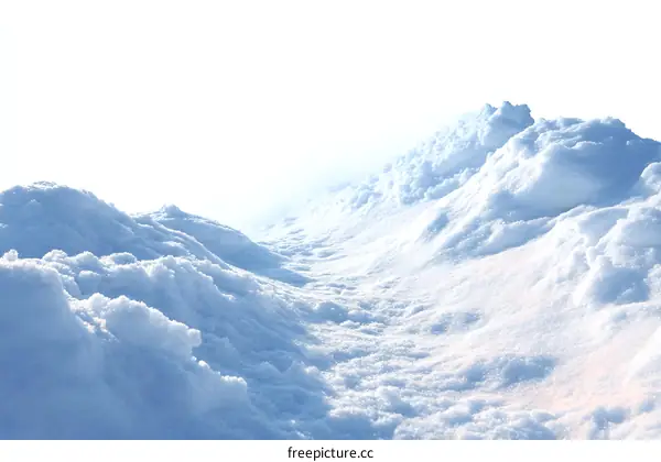 Winter Snowdrift Landscape Image