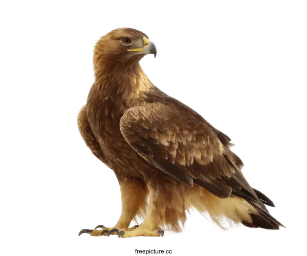 [Transparent Background PNG]Golden Eagle in Profile View