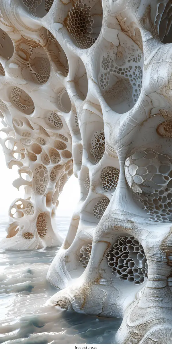 Abstract Architectural Design of a Cave-like Structure