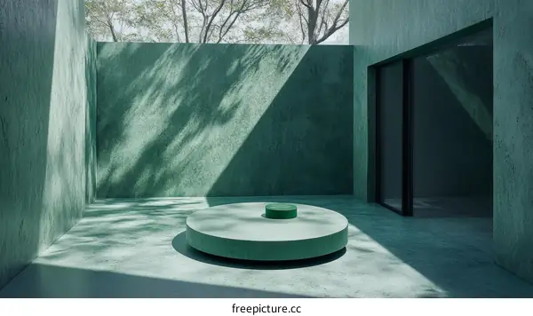 Modern Minimalist Outdoor Courtyard Design