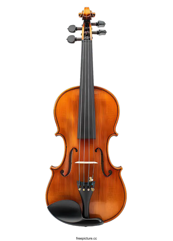 [Transparent Background PNG]Classic Violin Isolated on White Background