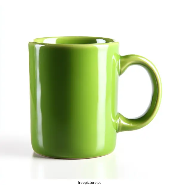 Bright Green Ceramic Coffee Mug