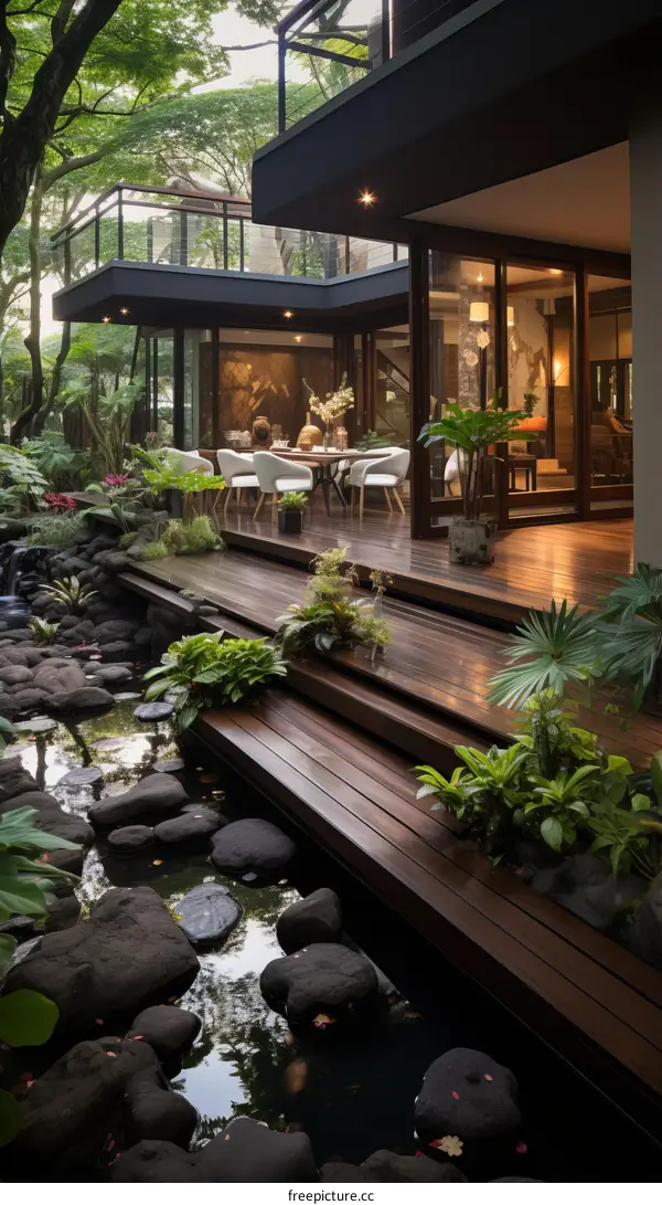 Modern House With Amazing Terrace And Garden