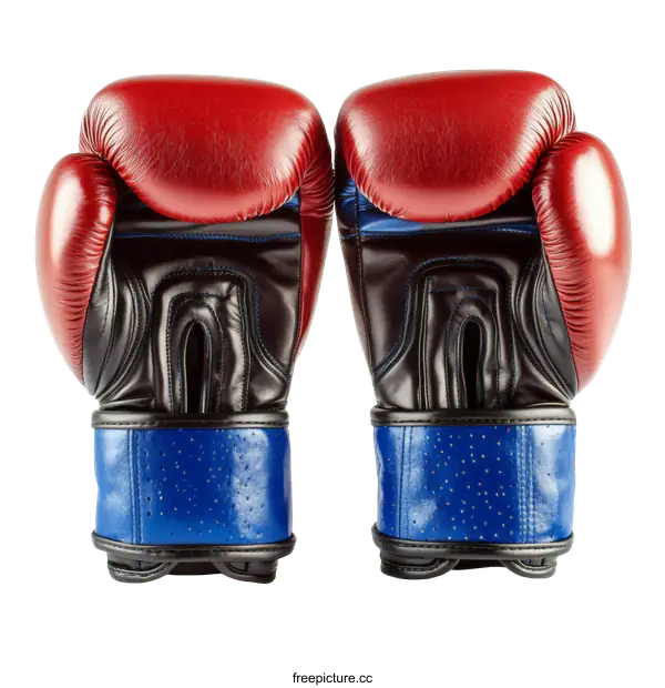 [Transparent Background PNG]Pair of Red and Blue Boxing Gloves