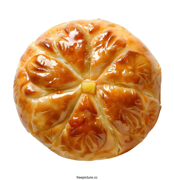 [Transparent Background PNG]Delicious Round Pastry Isolated On White Background