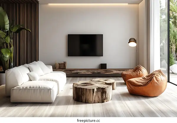 Modern Minimalist Living Room Interior Design