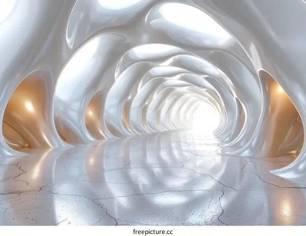 Futuristic tunnel