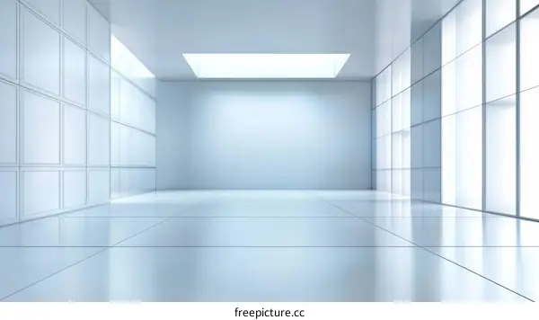 Modern Empty White Interior Architectural Design