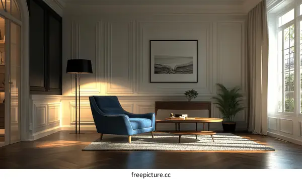 Elegant and Sunny Living Room Interior Design