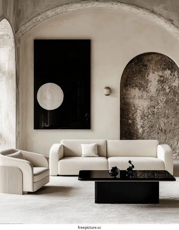 Modern Minimalist Living Room Interior Design