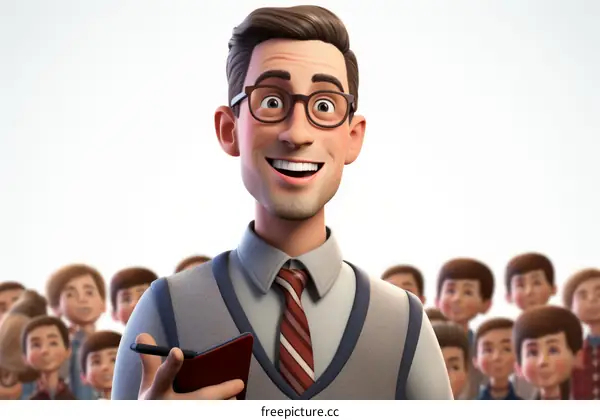 Teacher and Students in the Classroom