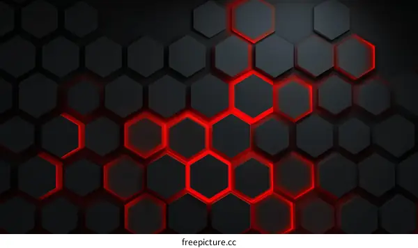 Abstract Geometric Hexagon Pattern