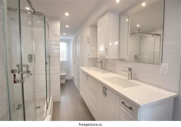 Modern White Bathroom Interior Design