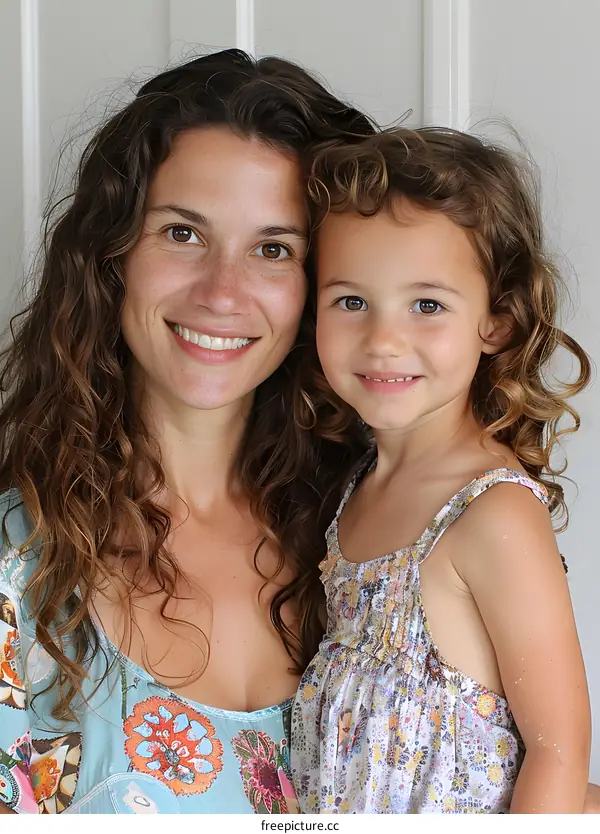 Mother and Daughter Portrait