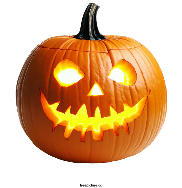 [Transparent Background PNG]Scary Halloween Pumpkin Carving
