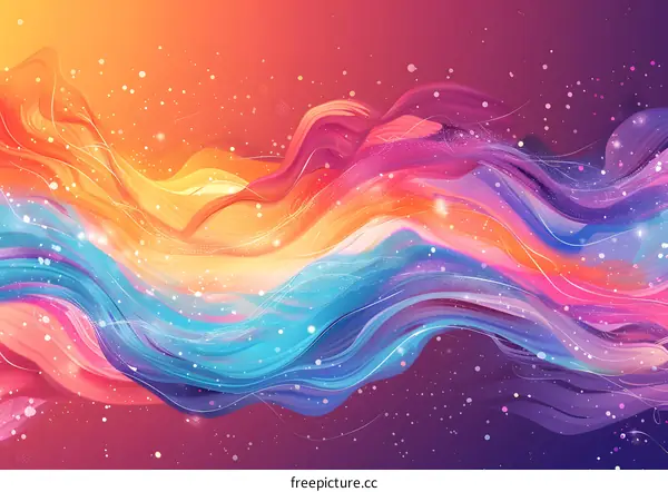 Colorful Wavy Lines