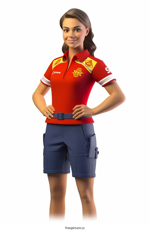 Firefighter in protective gear