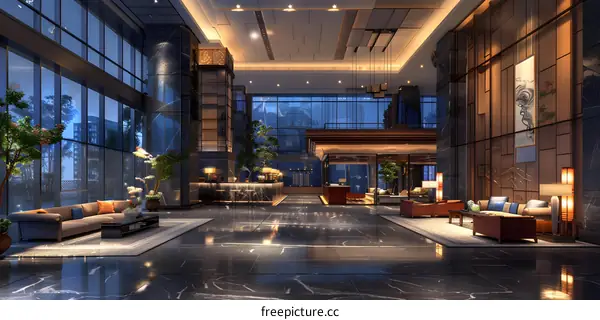 The magnificent lobby