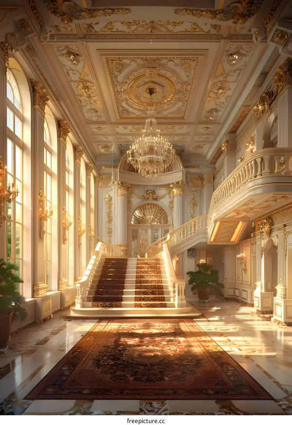 European style luxury hall